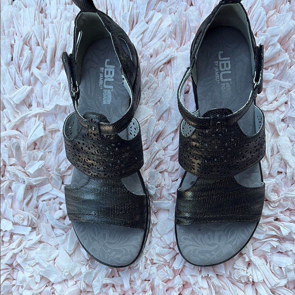 JBU Women's Elegant Black Sandals